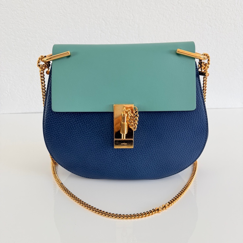 Chloé Drew Bi-Col leather shoulder bag